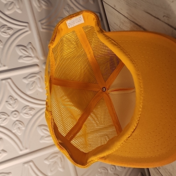 WAGNER Pro Series - Yellow Snapback Mes Truckers Hat- One Size - Picture 5 of 6